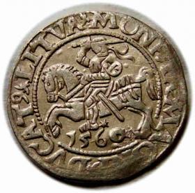 Picture for: Półgrosz 1560 Zygmunt II August Wilno