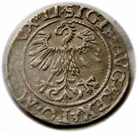 Picture 2 for: Half groschen 1561 Sigismund II Augustus Vilnius