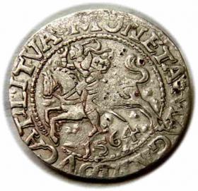 Picture for: Half groschen 1564 Sigismund II Augustus Vilnius