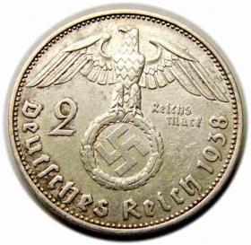 Picture 2 for: 2 marki 1938 Niemcy Stuttgart