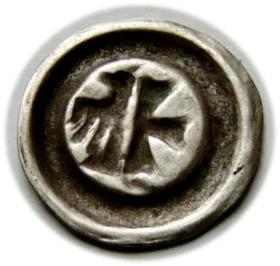 Picture 2 for: Brakteat półkrzyż półorzeł Opole