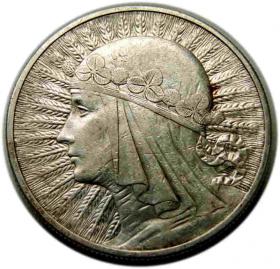 Picture for: 10 złotych 1932 Głowa Kobiety Londyn