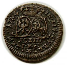 Picture 2 for: Schilling 1764 Ernst Johann von Biron Duchy of Courland Jelgava