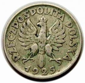 Picture 2 for: 1 złoty 1925 Kobieta z kłosami II RP Londyn