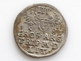 Picture 2 for: Trojak 1581 Stefan Batory Wilno