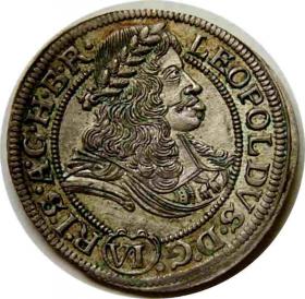 Picture for: 6 krajcarów 1673 Leopold I Wrocław