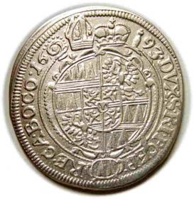 Picture 2 for: 6 krajcarów 1693 Karol II Lichtenstein Ołomuniec