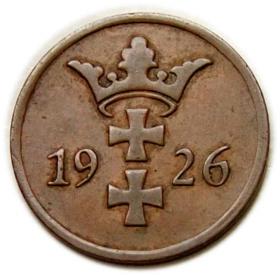 Picture 2 for: 2 fenigi 1926 Wolne Miasto Gdańsk