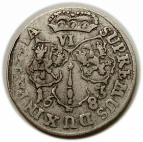 Picture 2 for: Szóstak 1683 Fryderyk Wilhelm Prusy Królewiec