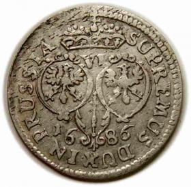 Picture 2 for: Szóstak 1686 Fryderyk Wilhelm Prusy Królewiec