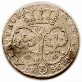 Picture 2 for: Szóstak 1756 Fryderyk II Wielki Prusy Królewiec