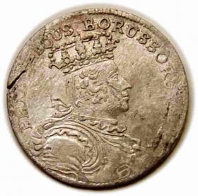 Picture for: 6 groschen 1757 Frederick the Great Prussia Wroclaw