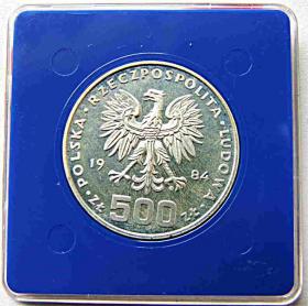 Picture 2 for: 500 złotych 1984 PRL Łabędzie
