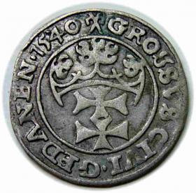 Picture 2 for: Grosz 1540 Zygmunt I Stary Gdańsk