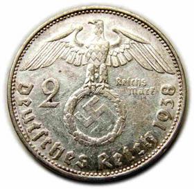 Picture 2 for: 2 marki 1938 E Niemcy Muldehutten
