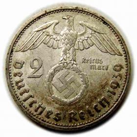 Picture 2 for: 2 marki 1939 F Niemcy Stuttgart