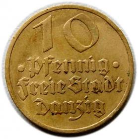 Picture for: 10 fenigów 1932 Wolne Miasto Gdańsk