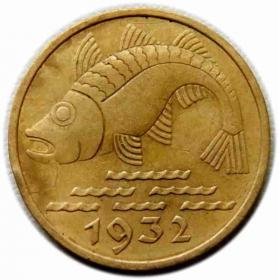 Picture 2 for: 10 fenigów 1932 Wolne Miasto Gdańsk