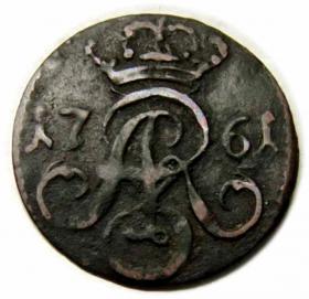 Picture 2 for: Schilling 1761 Augustus III Torun