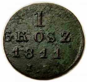 Picture for: 1 grosz 1811 Księstwo Warszawskie Warszawa