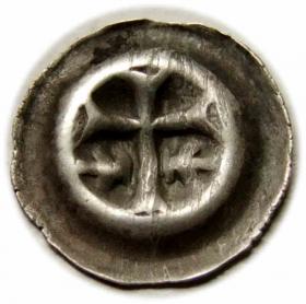 Picture for: Brakteat krzyż z gwiazdami Zakon Krzyżacki