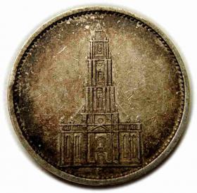 Picture for: 5 marek 1935 E Muldenhutten Niemcy kościół srebro