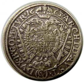 Picture 2 for: 15 krajcarów 1663 Leopold I Węgry Wiedeń