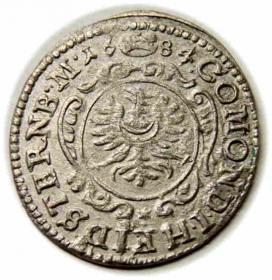 Picture 2 for: 1 krajcar 1684 Chrystian Ulryk I Księstwo Oleśnickie Oleśnica