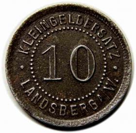 10 pfennig Gorzow Wielkopolski Landsberg a. Warthe
