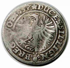 Picture 2 for: 3 krajcary 1657 Jerzy III, Ludwik IV, Chrystian, Księstwo Brzesko  Legnicko  Wołowskie Brzeg