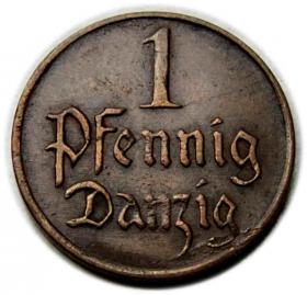 Picture for: 1 Pfennig 1923 Free City of Danzig Gdansk