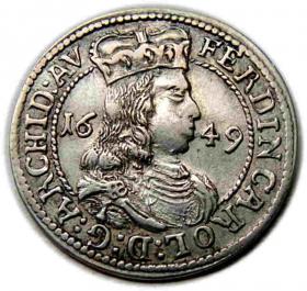 Picture for: 3 krajcary 1649 Ferdynand Karol Austria Hall