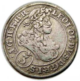 Picture for: 3 krajcary 1696 Leopold I Habsburg Brzeg