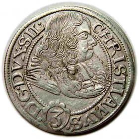 Picture for: 3 krajcary 1669 Chrystian Wołowski Księstwo Brzesko  Legnicko  Wołowskie Brzeg