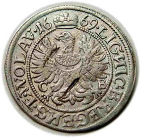 Picture 2 for: 3 krajcary 1669 Chrystian Wołowski Księstwo Brzesko  Legnicko  Wołowskie Brzeg