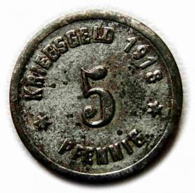 Picture for: 5 pfennig 1918 Dzialdowo Soldau
