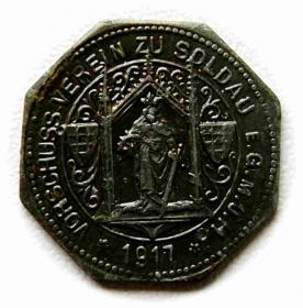 Picture 2 for: 5 fenigów 1917 Działdowo / Soldau 