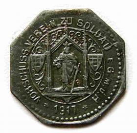 Picture 2 for: 10 fenigów 1917 Działdowo / Soldau