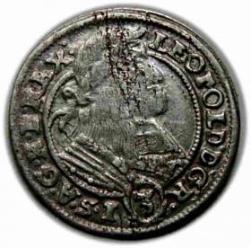 Picture for: 3 krajcary 1661 Leopold I Habsburg Wrocław