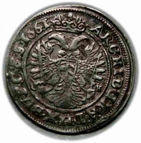 Picture 2 for: 3 krajcary 1661 Leopold I Habsburg Wrocław