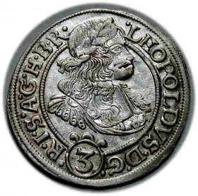 Picture for: 3 krajcary 1670 Leopold I Habsburg Wrocław