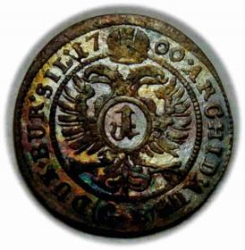 Picture 2 for: 1 krajcar 1700 Leopold I Habsburg Brzeg