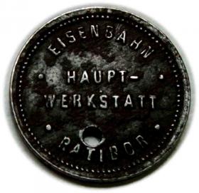 Picture 2 for: 5 fenigów Główne Warsztaty Kolejowe Racibórz / Eisenbahn Haupt  Werkstatt Ratibor