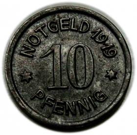 10 pfennig 1919 Raciborz Ratibor