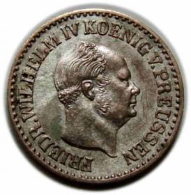 Picture for: 1 silber groschen 1855 Fryderyk Wilhelm IV Prusy Berlin