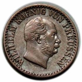 Picture for: 1 silber groschen 1864 Wilhelm I Hohenzollern Prusy Berlin