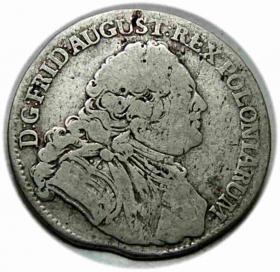 Picture for: 1/3 thaler 1752 Augustus III Dresden