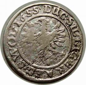 Picture 2 for: 3 krajcary 1655 Jerzy III, Ludwik IV, Chrystian Ksiestwo Brzesko  Legnicko  Wołowskie Brzeg