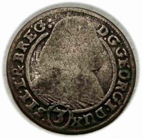 Picture for: 3 krajcary 1661 Jerzy III Brzeski Księstwo Brzesko  Legnicko  Wołowskie Brzeg
