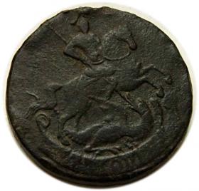 Picture for: 2 kopiejki 1757 Elżbieta Piotrowna Romanow Rosja Jekaterinburg